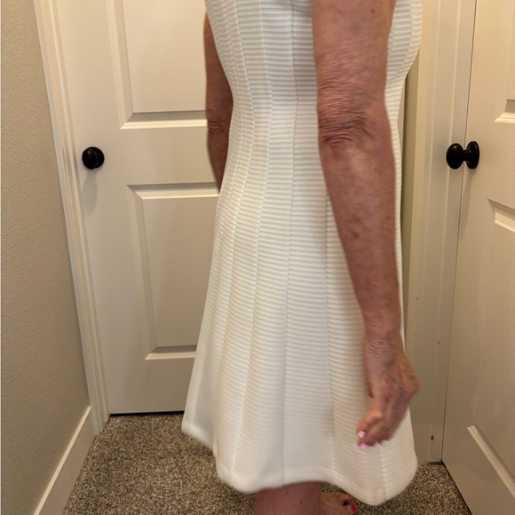 Calvin Klein Textured White  Dress - Picture 2 of 13